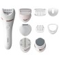 Philips Series 8000 BRE740 Epilator Hvid Philips Series 8000 BRE740 Epilator Hvid